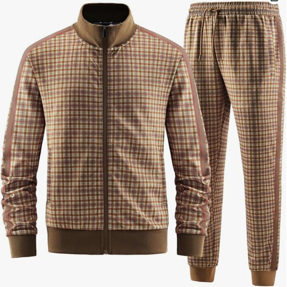 Men's Two Piece Track Suit (Jacket & Sweatpants)